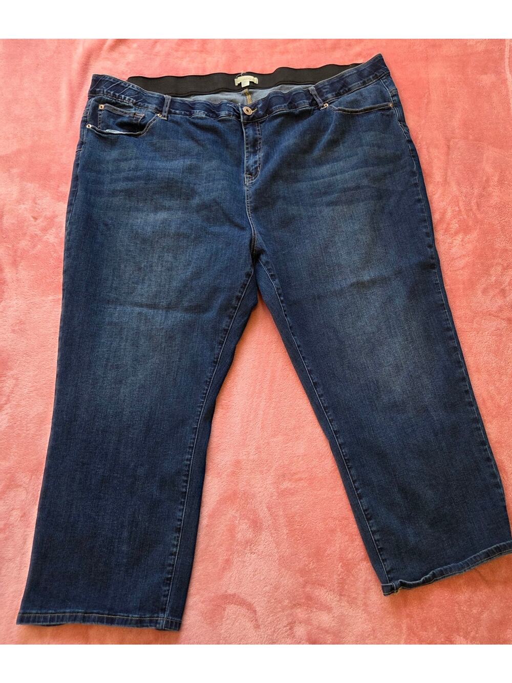 Aveology Womans Straight  Jeans Plus Size 34